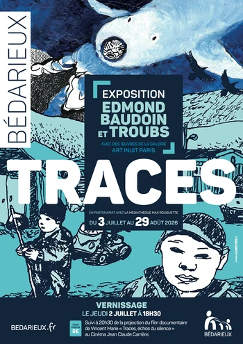 Affiche - Exposition Traces-2026 -  - © 2026 La Chose Verte/Stéphane Hautemanière