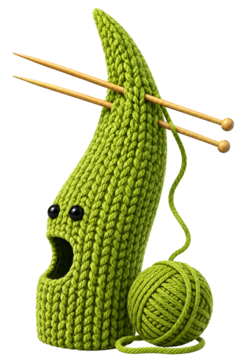 La&nbsp;Chose&nbsp;Verte tricotée